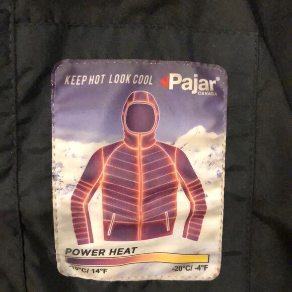 Pajar Men's Jacket &Coats Pajar Canada Down Parka- Ski coat Black| Size: S EUC - Picture 11 of 13